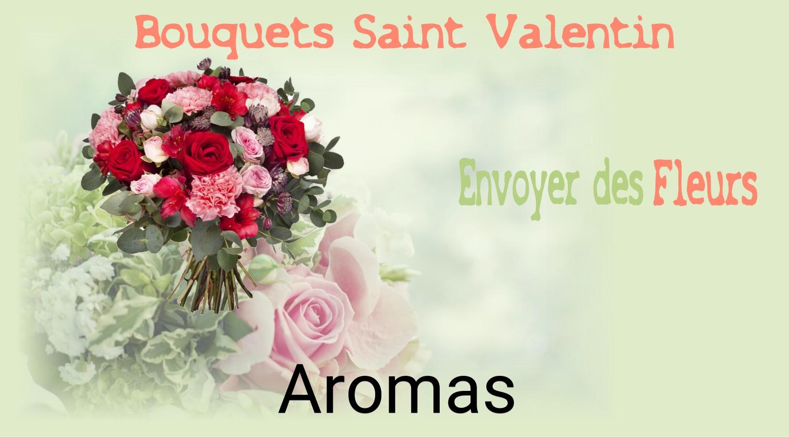 Roses de Saint-Valentin livrées à Aromas